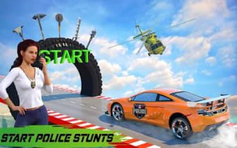 Police Mega Ramp: Car Games