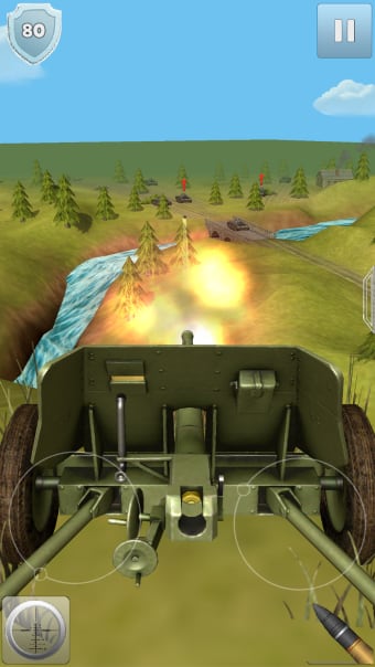 Artillery Guns: Destroy Tanks