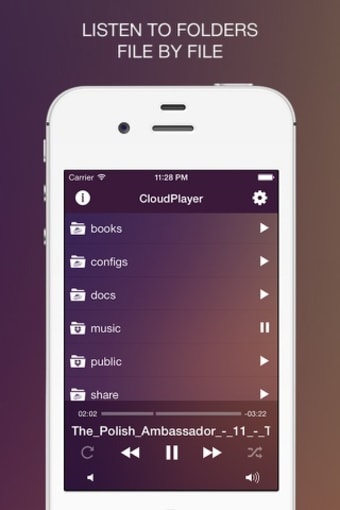 CloudPlayer - audio player from clouds