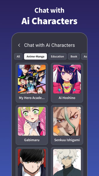 ChatAs: Ai Chat  Character Ai