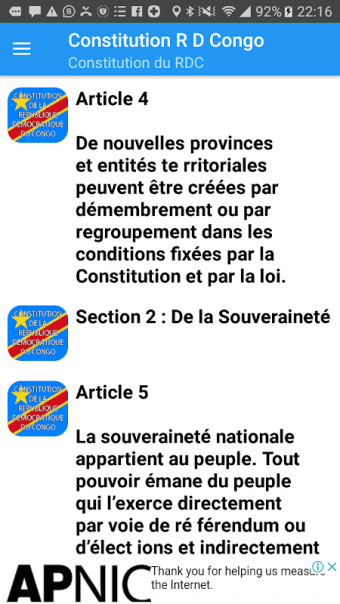 Constitution de la République démocratique Congo