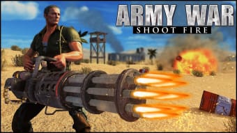 Army War Shoot Fire :Gunship Gunner Guns Simulator