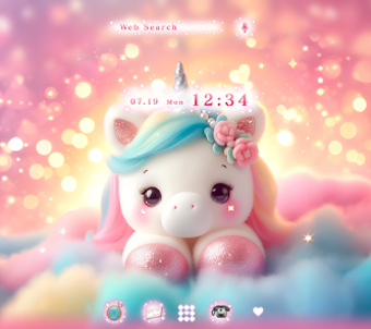 Adorable Unicorn Theme HOME