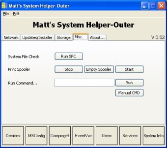 Matt’s System Helper-Outer