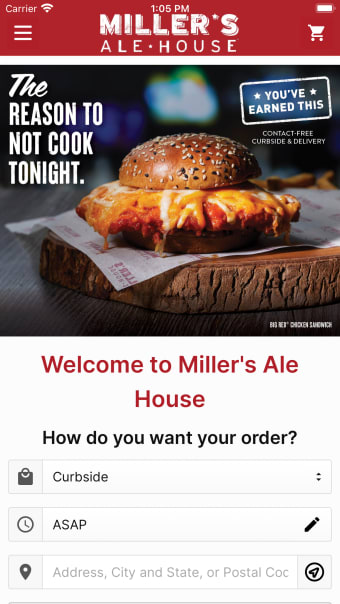 Millers Ale House Ordering