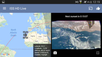 ISS Live Now: Live HD Earth View and ISS Tracker