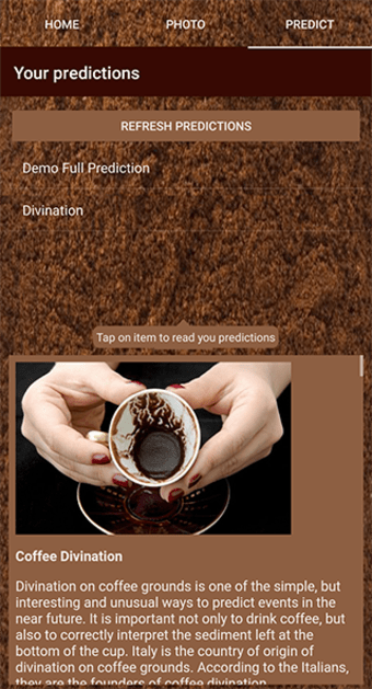 Coffee Divination Prediction