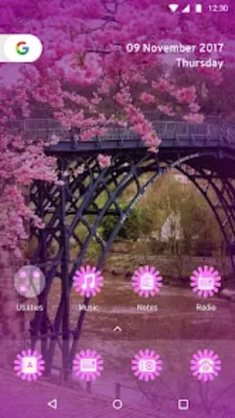 Purple Flower Theme by Microma