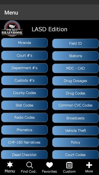 Pocket Brainbook - LASD