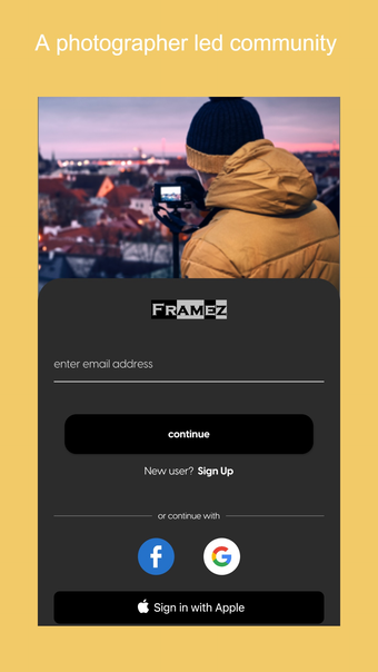 FRAMEZ app