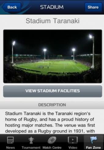 Official Rugby World Cup 2011 App