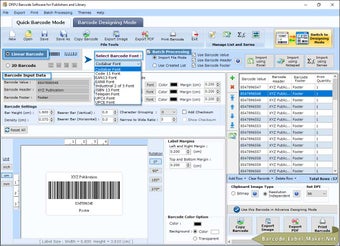 Library Barcode Label Maker