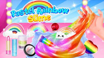 Pastel Rainbow Slime – DIY Makeup