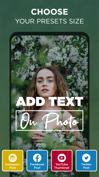 Text on Photo Text Editor App
