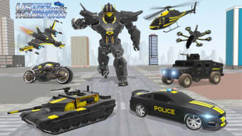 US Police Robot Car Battle