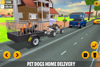 Pet Dog ATV Cargo Transport 3D