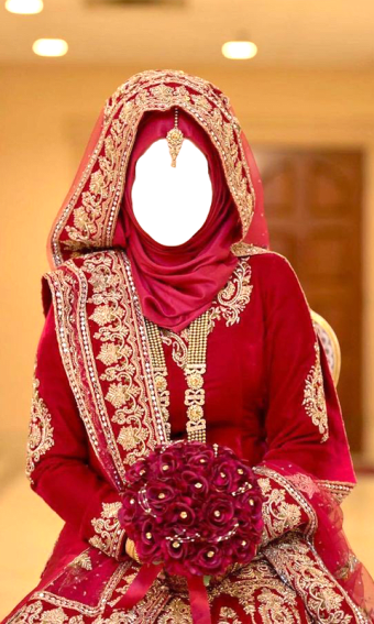Bridal Hijab Photo Maker