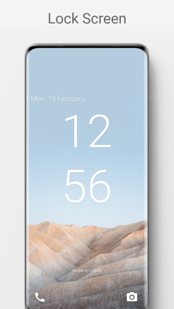 Lock Screen For Android 12 Style