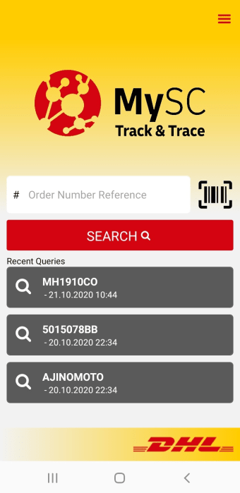 MySC TrackandTrace