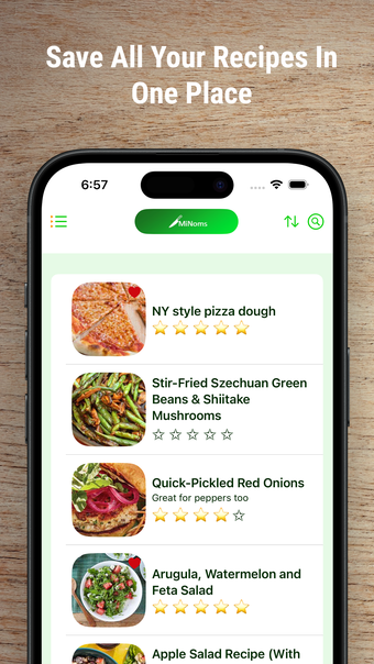 MiNoms: Recipe Organizer