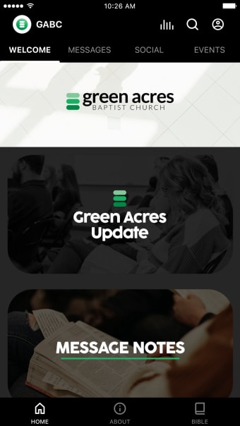 Green Acres Baptist Church App