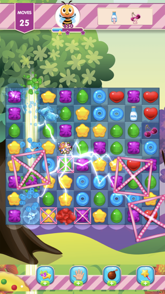 Bee Rush: Match 3 Candy Puzzle
