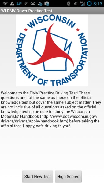 WI DMV Driver Practice Test