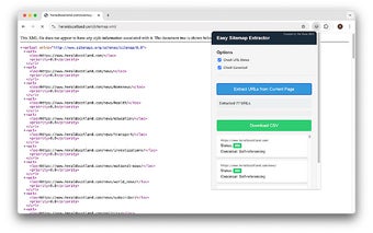 Easy Sitemap Extractor