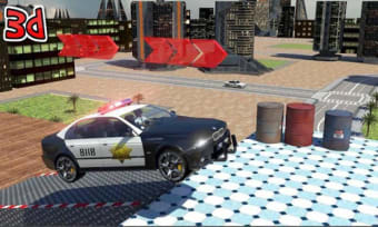 Police Car Roof Stunts 3D