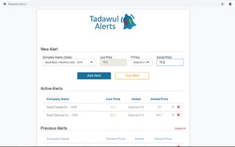 Tadawul Alerts