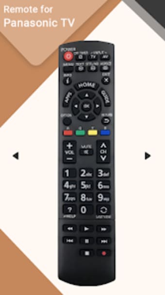 Remote for Panasonic TV