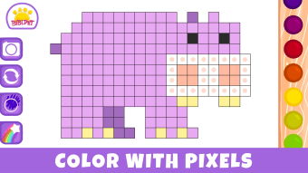 Pixel  Tangram games for baby