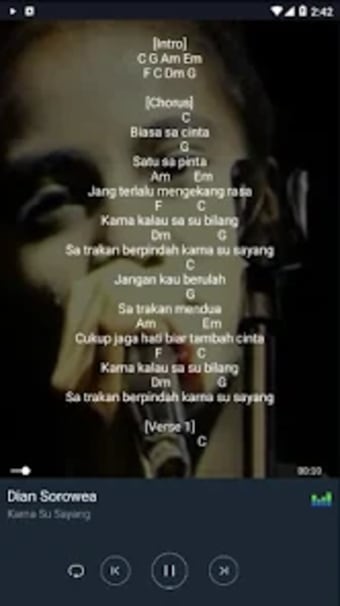 Lagu Pop Indonesia dengan liri