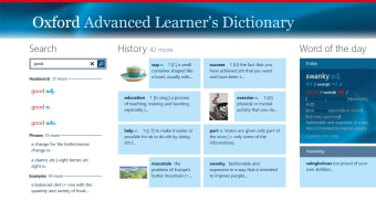 Oxford Advanced Learner's Dictionary, 8th edition