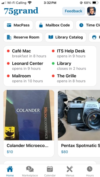 75grand: The Macalester App