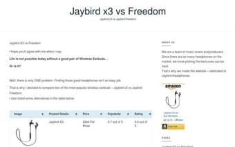 Jaybird Freedom vs x3