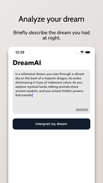 DreamAI: Dream Interpreter AI