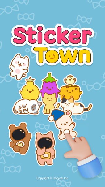 StickerTown Puzzle: Color book