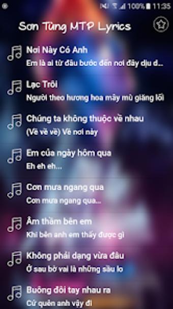 Sơn Tùng MT-P Lyrics - Top Hit