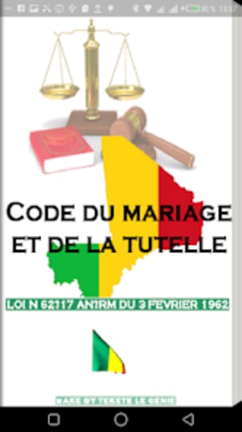 Code du mariage et de la tutel