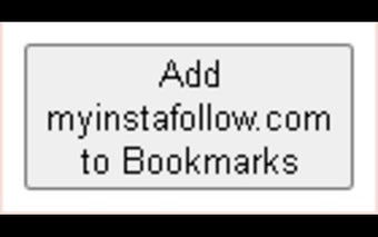 MyInstaFollow Bookmark Adder