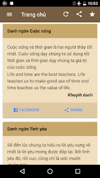 Lời hay ý đẹp - Danh ngôn sống