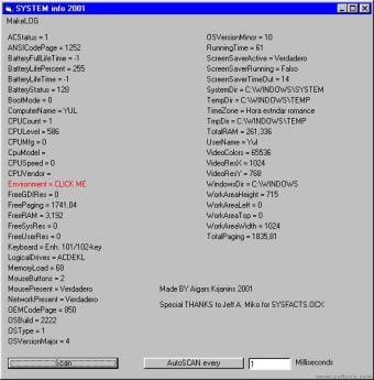 System Info 2001