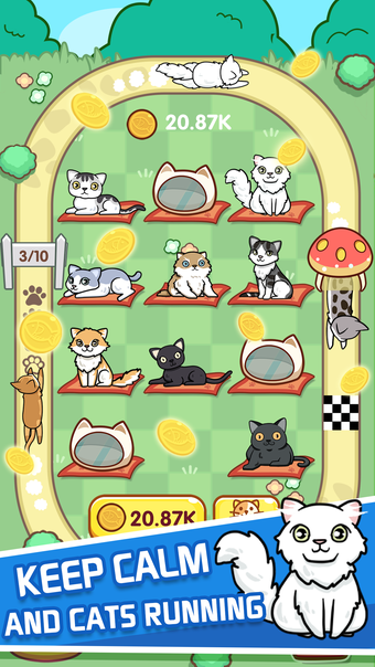 Merge Cats - Idle Runaway Game