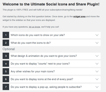 Social Media Share Buttons Popup & Pop Up Social Sharing Icons