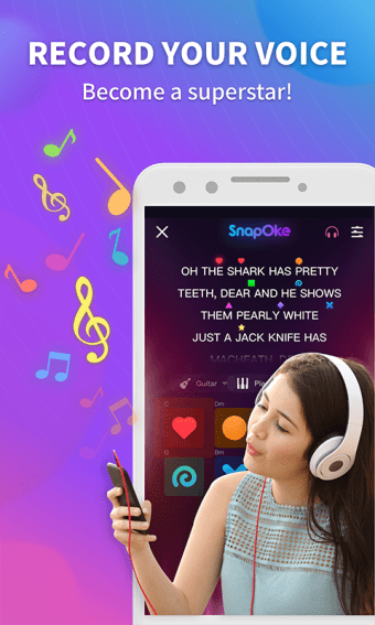 Karaoke Singing App, Free Singing Games: SnapOke