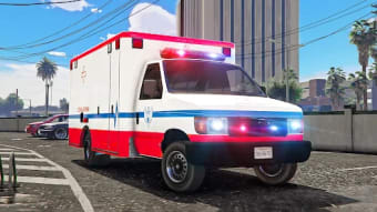 Rescue Ambulance American 3D
