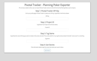 Pivotal Tracker Planning Poker Exporter