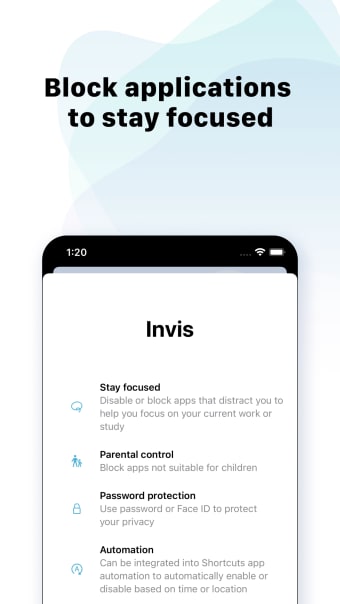 Invis Lock apps to stay focus