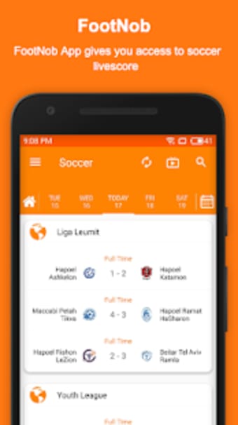 Soccer Live Scores  Updates